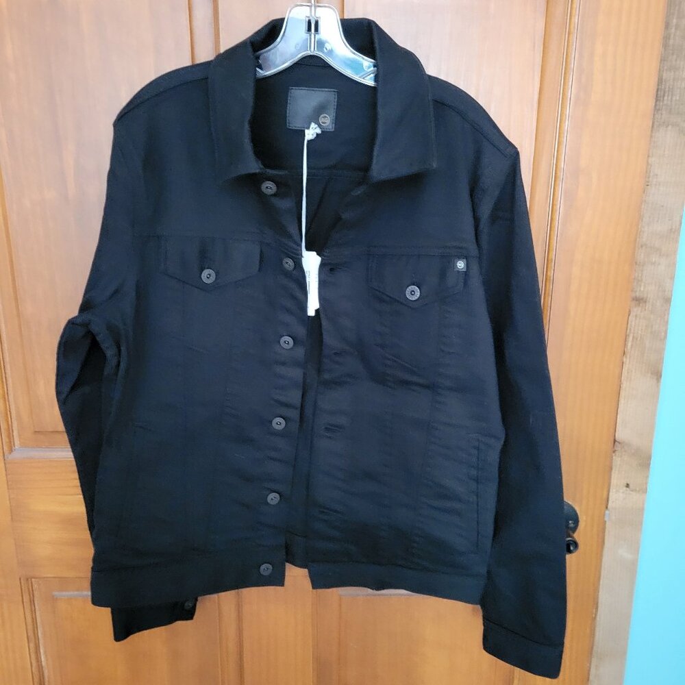 AG Black Denim Unisex Jean Jacket